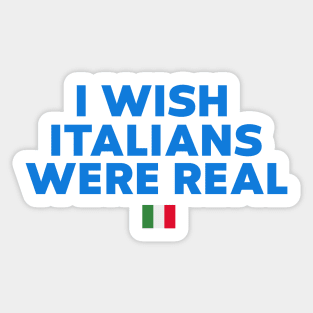 I Wish Italians Were Real Shirt, Y2K Funny 90s Slogan Text T-shirt, Aesthetic 00s Fashion, Cute Letter Print T Shirt Y2K Clothes Streetwear Sticker